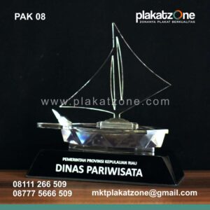 Plakat Akrilik Dinas Pariwisata Riau