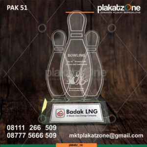 Plakat Akrilik Bowling Badak LNG