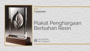 Plakat Penghargaan Berbahan Resin